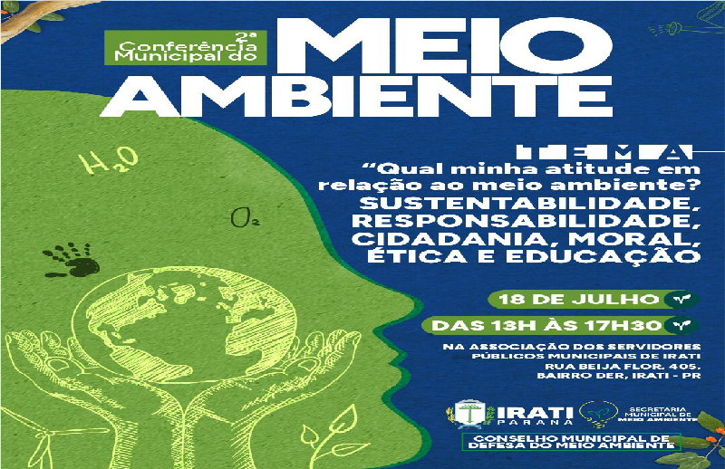 2ª Conferência Municipal do Meio Ambiente será realizada no dia 18 
